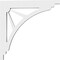 Ekena Millwork Stanford Architectural Grade PVC Bracket, 5/8"W X 8"D X 8"H BKTP01X08X08ST - alternate 3